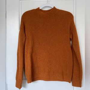 & Other Stories mockneck bouclé sweater in XS